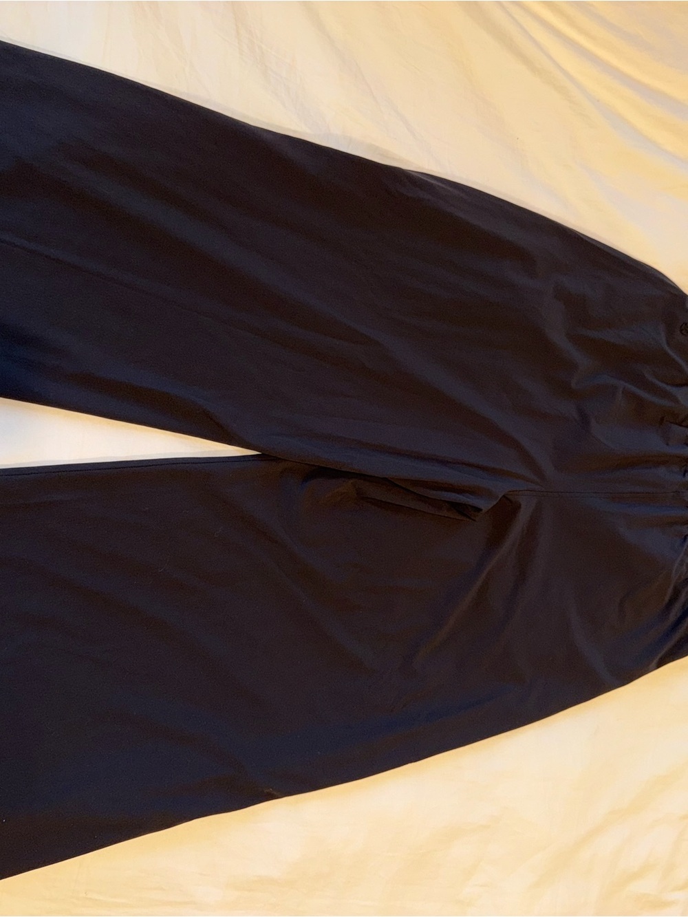 lululemon athletica Stretch Woven High Rise Black Cropped Wide-Leg Pants - Picture 2 of 3